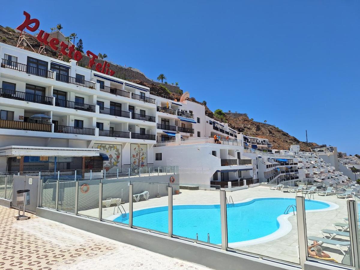 Solaris - Refurbished, Top Floor, Sea Views Puerto Rico  Bagian luar foto